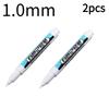 1/2/3Pcs White Marker Pen for Wood Rock Plastic Leather Glass Stone Metal Canvas Ceramic Deep Hole Marker 0.7/1.0/2.5MM