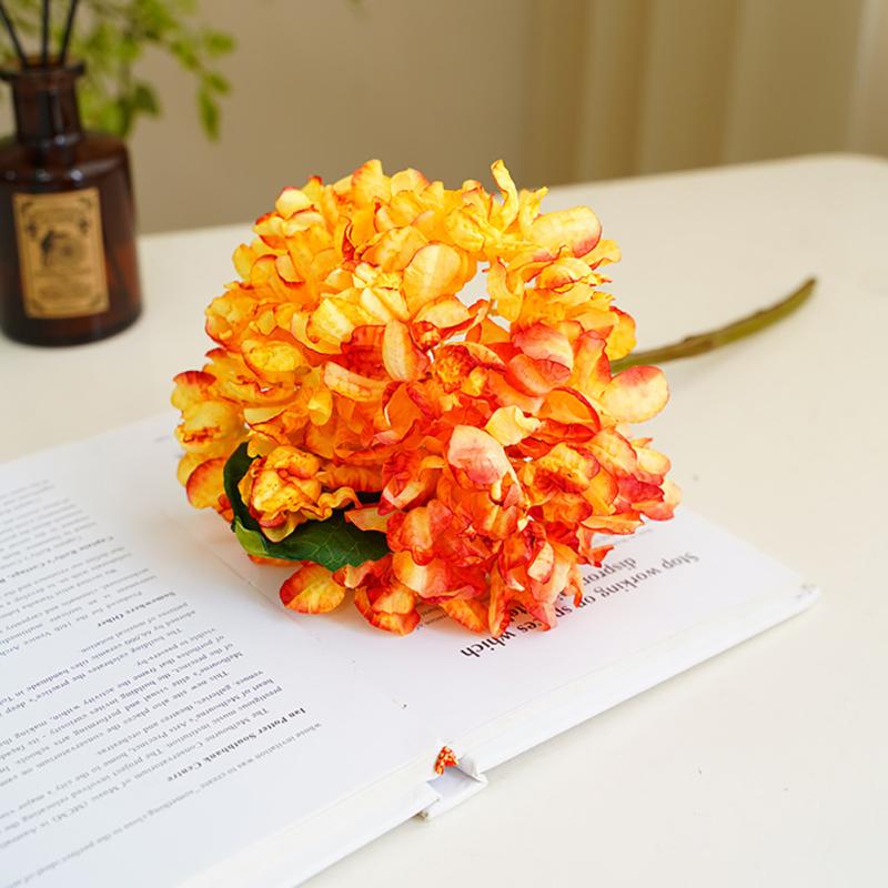Artificial Hydrangea Bouquet Simulation Silk Flowers For Home Wedding Office Party Garden Cafe