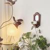 Mid-Century Retro Wall-Mounted Candle Holder & Mirror for Cafe or Restaurant Decor