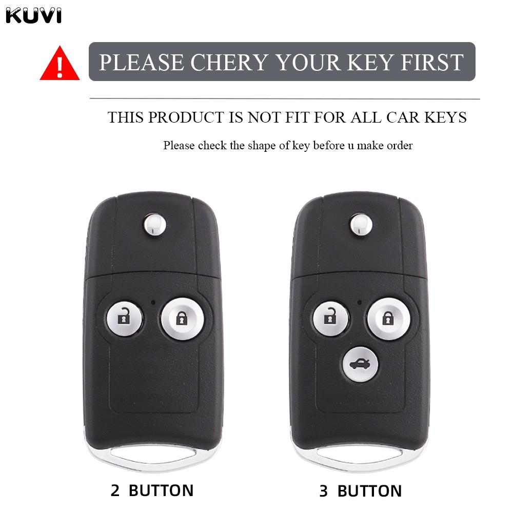 New Tpu Car Flip Key Case Cover Shell For Honda Civic Fit Accord Crv Hrv Jazz Odyssey For Acura Tl Tsx Zdx Rsx Crz Accessories