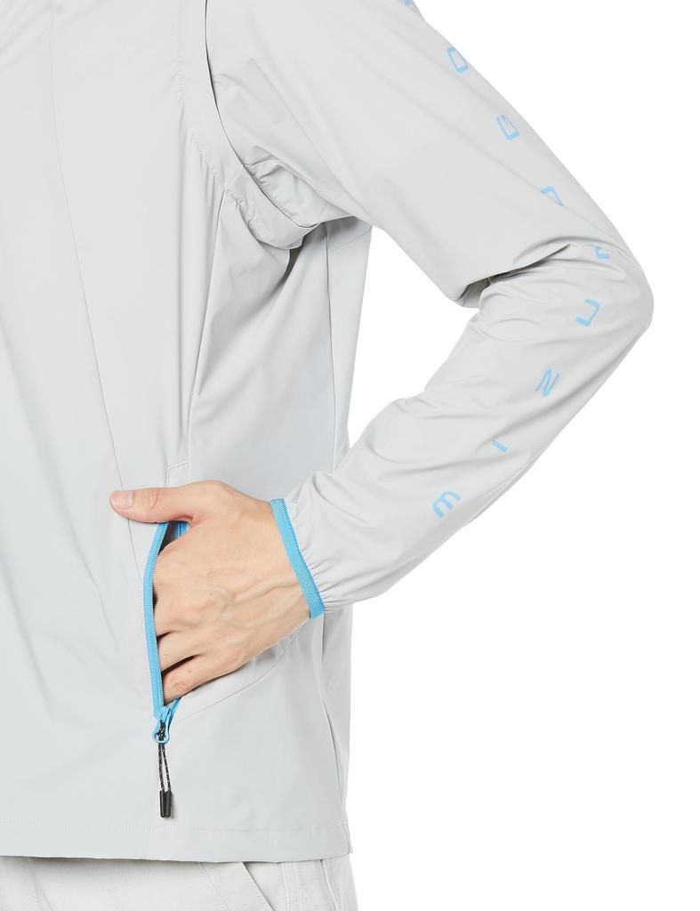 Golf Water Gray [Mizuno] Wear, Multi-Windbreaker Jacket, Vest, 2-Way, Repellent, Stretch, Windproof, Men's,