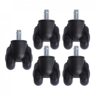 5er-Pack 2 Zoll Universelle 360-Grad Heavy Duty Bürostuhl-Rollen