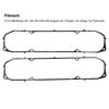 3/16in Rubber Valve Cover Gaskets Steel Core Fit for BB Mopar 361 383 400 426 440 Engine