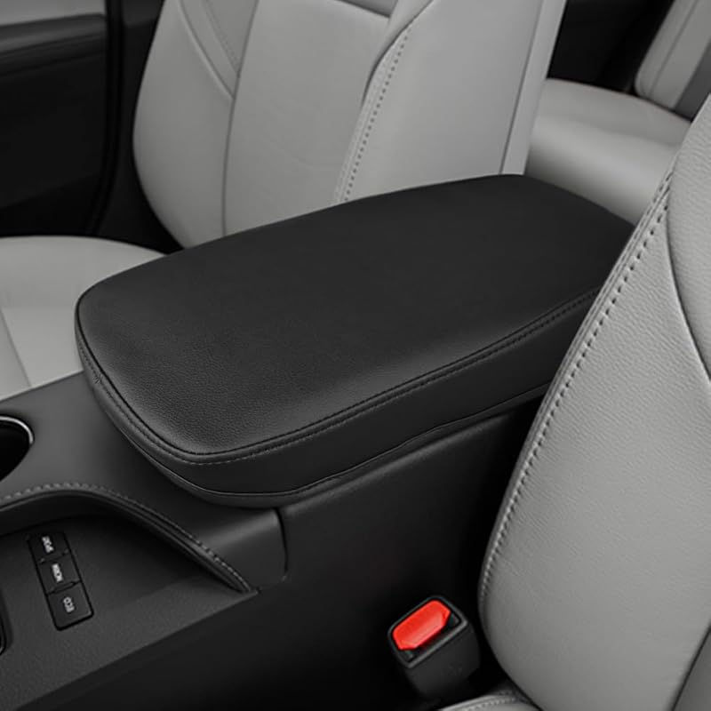 DEYTOP Armrest Cover For Toyota Avalon 2013-2018 Accessories Center Console Cover For Toyota Avalon 2013 2018 Accessories Armrest Pad (Black)