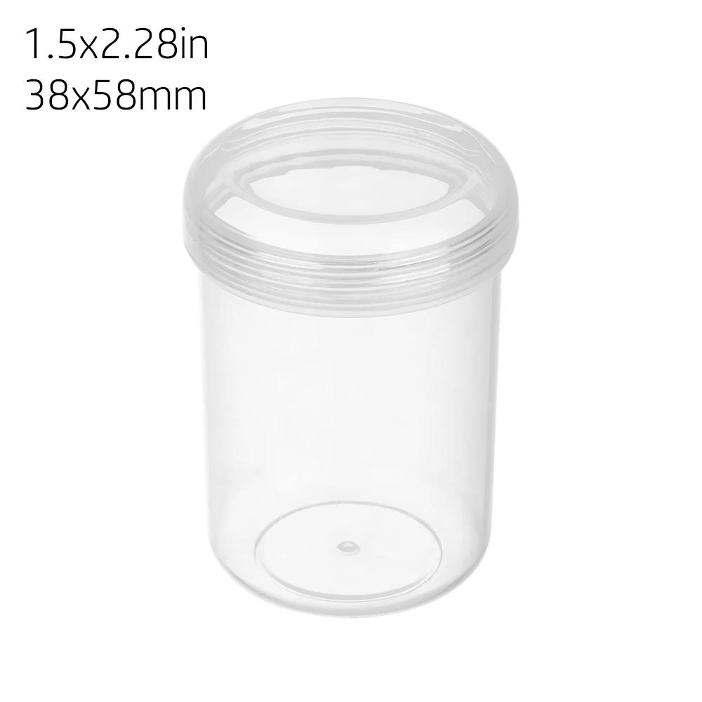Square Round Plastic Transparent Storage Box Small Items Sundries Organizer Case Jewelry Beads Container Box Tools Accessories