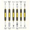 Dismantling tool, boot up curling tool, dismantling mobile phone, computer, laptop repair tool, metal pry bar 6-piece set