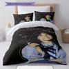 Billie Eilish Custom Name Pattern Bedding,Quilt Set Quilt Cover Pillowcase Home Birthday Gift(1 * Duvet Cover + 2 * Pillowcase, Without Core)