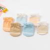 4 Pairs/Set Baby Gloves Socks Bundle 0-3 Months Anti Scratch Soft Mittens Newborn Set Elastic Stockings for Baby Gift