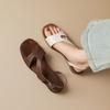 Simple Open-toe Shoes for Women, New Style Low-heeled Sandals