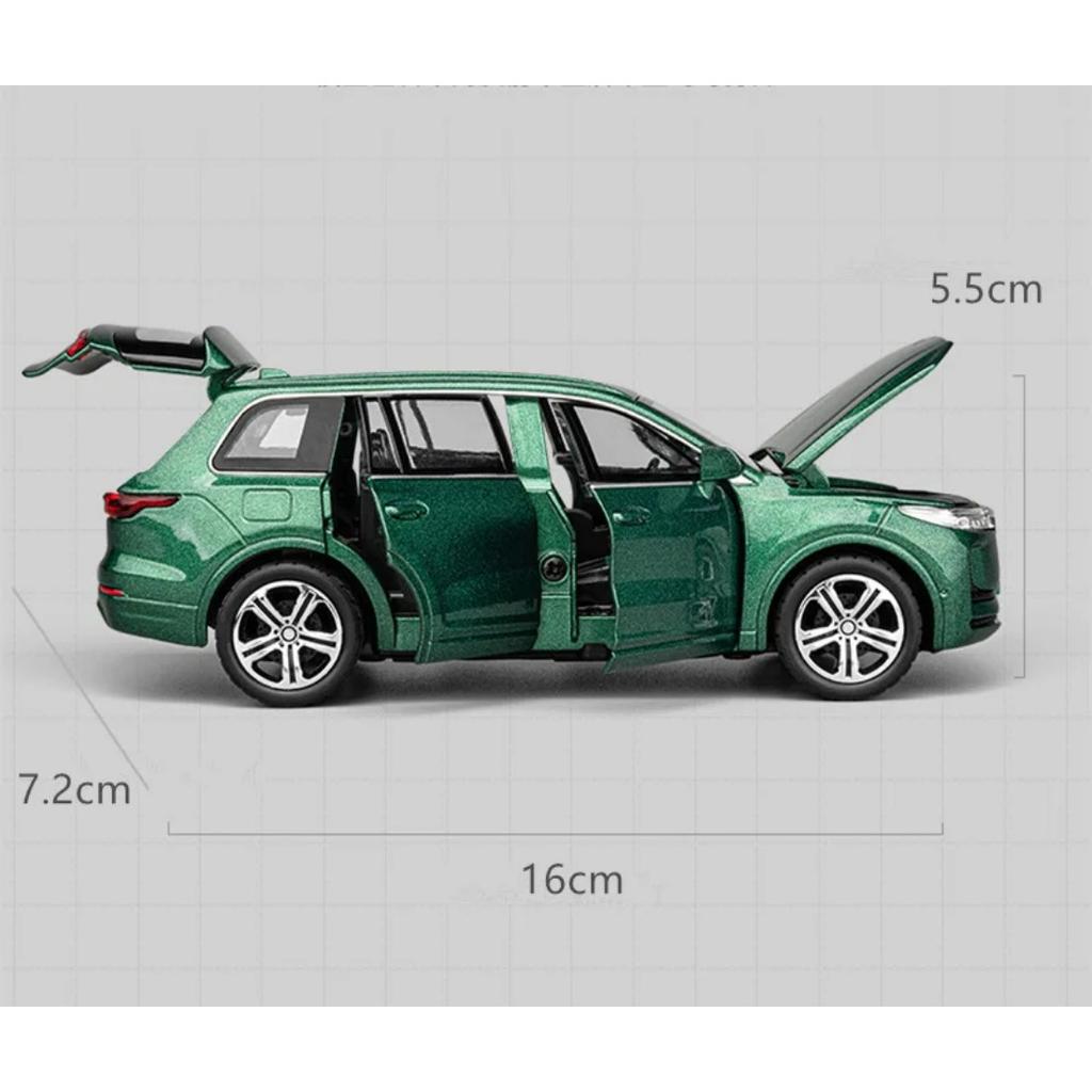 1/32 FÜHRENDES IDEAL EINS Legierung Elektrofahrzeuge Modell Diecast Metall Neue Energie Automodell Simulation Ton und Licht Kinderspielzeug Geschenk