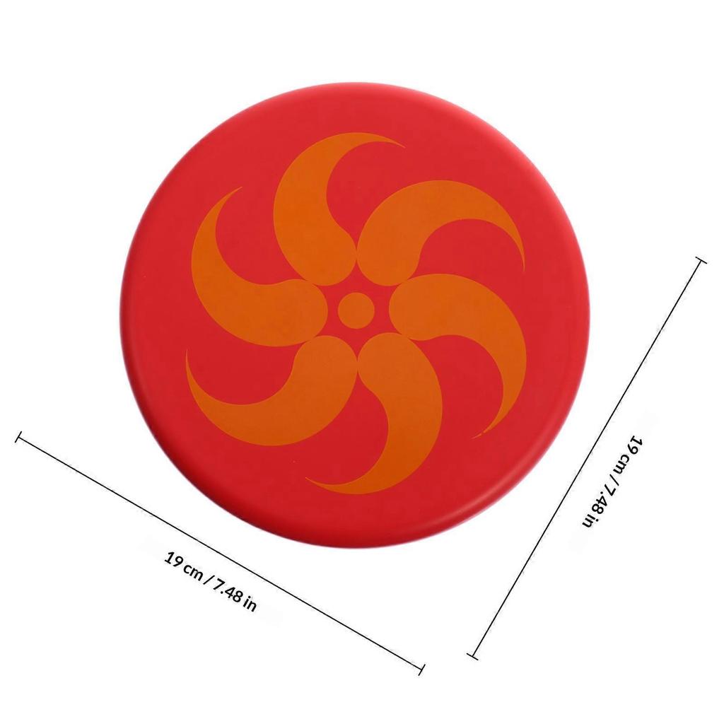 Educational Flying Disc Safe Flying Disc Toy for Kids Playing 1Pcs Red