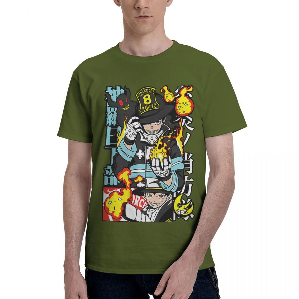 Tamaki Fire Benimaru 100 Cotton Casual Breathable Confortable Clothes Funny Ugus TShirts Men TShirt
