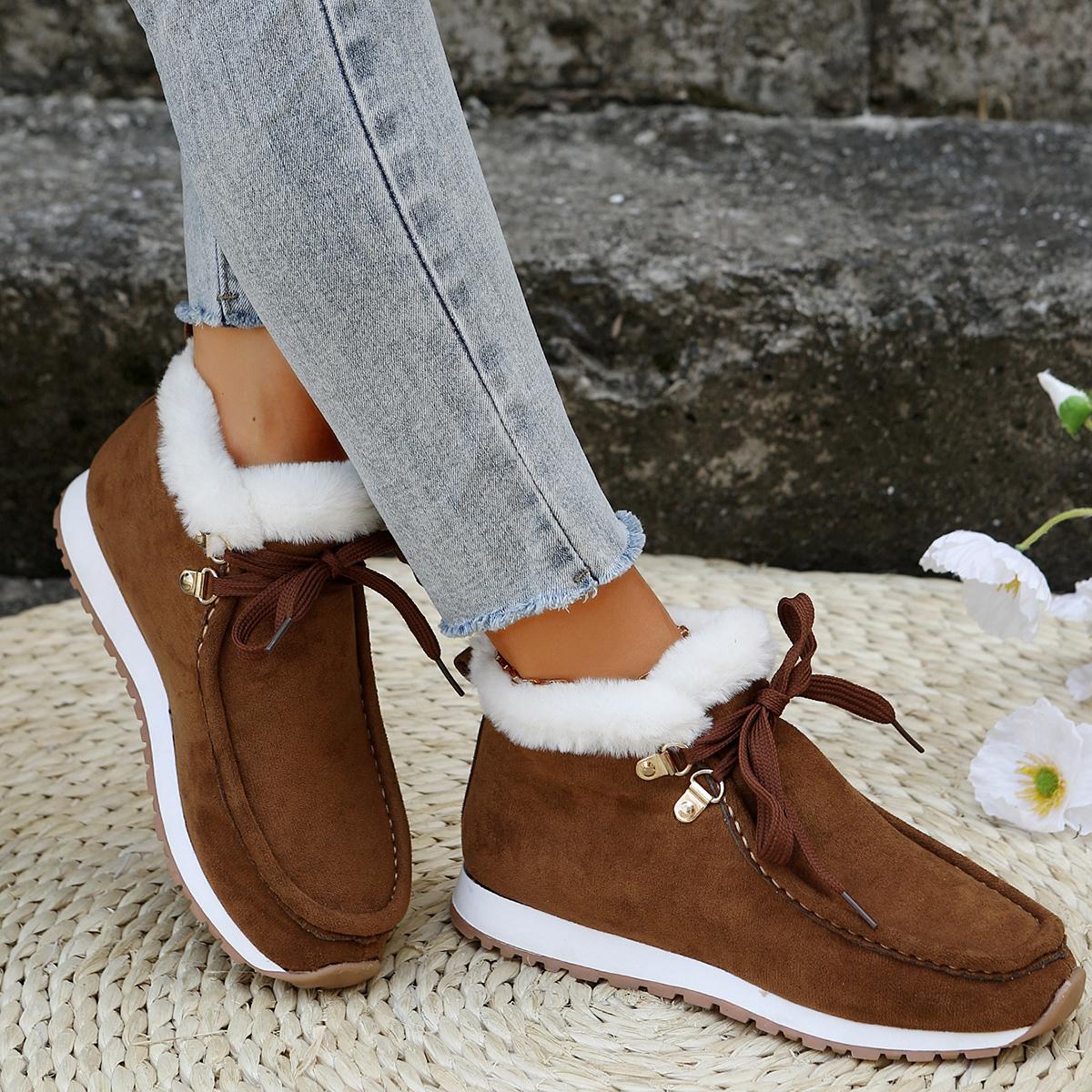 Зимние теплые ботинки для снега — фото 4