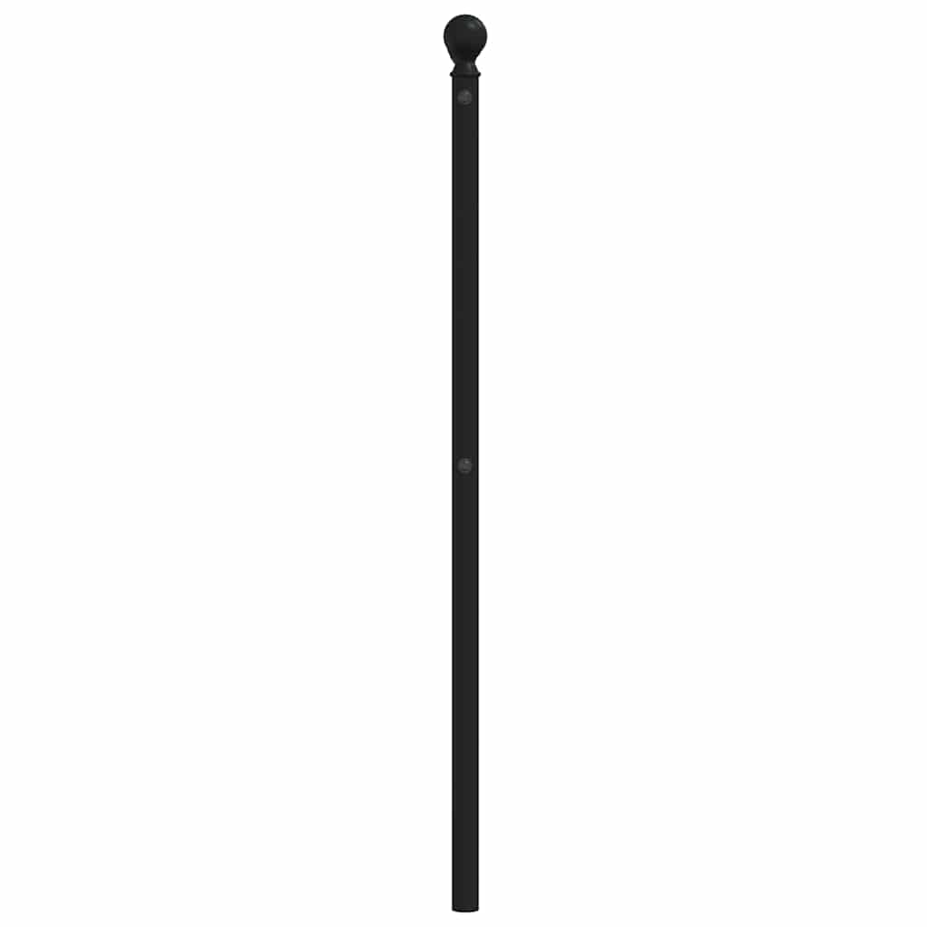 Replacement Headboard Metal Black 200 Cm