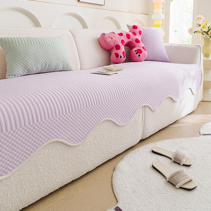 

Small Fresh Sofa Seat Cushion Cool Summer Sofa Seat Cushion New Fixed New Sofa Cover 70*70cm