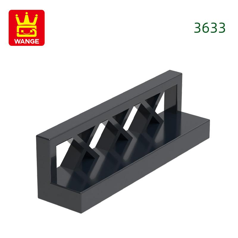 

Non-Toxic 121Pcs/Lot 3633 1X4X1 Fence Building Blocks Moc Accessories Compatible With Brick Children Toys Gift Box about 121pcs
