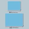 Back-to-School A4 Student Writing & Painting Pad with Transparent PP Board Clip