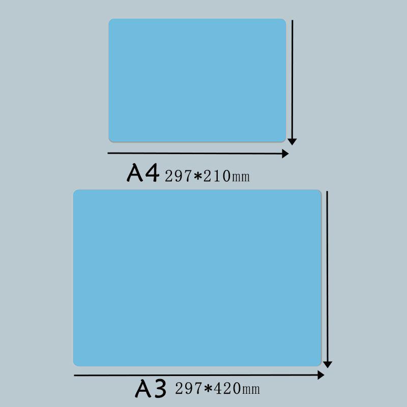 Back-to-School A4 Student Writing & Painting Pad with Transparent PP Board Clip