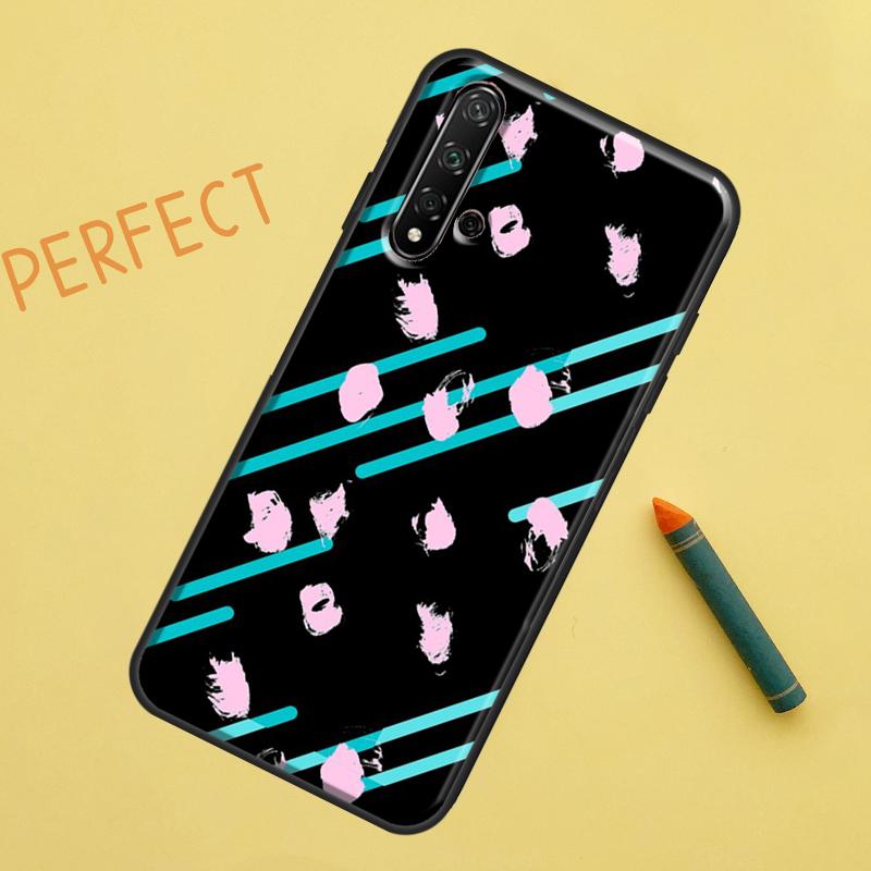 Polka Dots Lines Abstract Art For Huawei Nova 12s 11i 7i 8i 12i Y73 Y70 Y90 Y60 Y72 Y61 Y91 9 10 SE P40 Lite P30 Pro Case