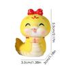 Cartoon Snake Figurine Miniature 2025 New Year Decoration Ornament Chinese New Year Snake Figurine New Year Creative Gift