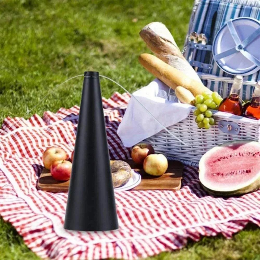 Outdoor Fly Bug Repeller Kitchen Fly Repellent Fan Tabletop Battery Style Food Protector and Anti Mosquitos Pest Control Tool