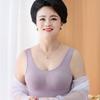 Seamless Wirefree Vest Style Plus Size Thin Bra For Middle Aged Women