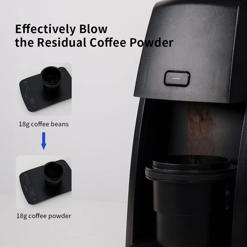 Baratza Encore Coffee Grinder with Single-Dose Hopper, Silicone Bellow, and Mental Lid for Residual Coffee Grounds, Black