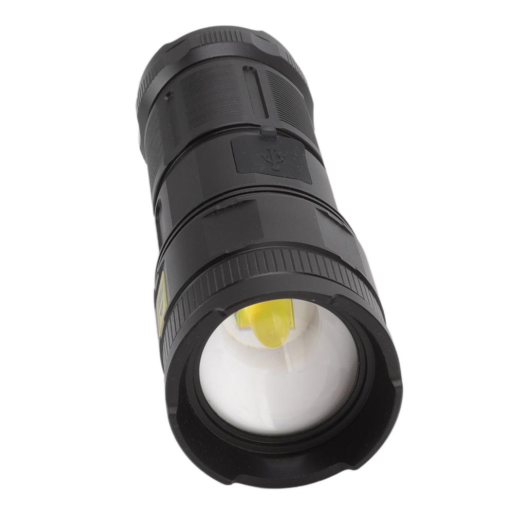 3500LM LED Flashlight High Brightness Rechargeable Zoom High Power Portable Outdoor Flashlight