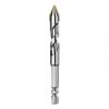 Multi-functional Eccentric Tile & Marble Drill Bit with Hex Shank