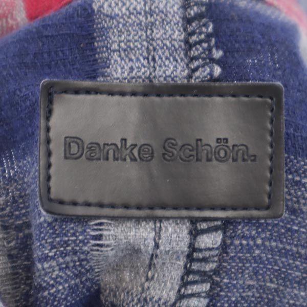 Danke Schon Linen Blend Cotton Check Pattern Long sleeve long shirt F Men's Used