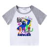 2025 Summer Kids Two-Piece Set: Short Sleeve T-shirt & Shorts for Boys and Girls