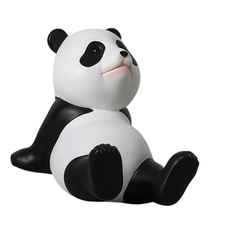 Soporte para Teléfono de Resina con Diseño de Panda Soporte Multifunción para Tablet Organizadores de Escritorio Regalo Para Niños Adultos Amigo