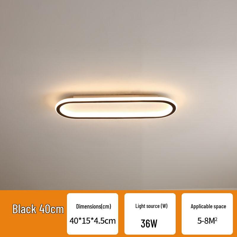 2024 Modern Long Strip Ceiling Light for Hallway, Bedroom, Dining Room, Balcony, Walk-in Closet, and Staircase