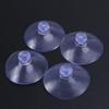 25PCS Rails Rubber Storage Suction Cup Sucker Pad Clear Plastic Hook