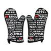 One pair of straight oven microwave oven anti-scalding baking and heat insulation gloves