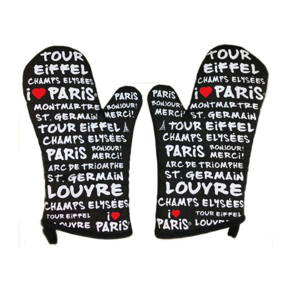 One pair of straight oven microwave oven anti-scalding baking and heat insulation gloves