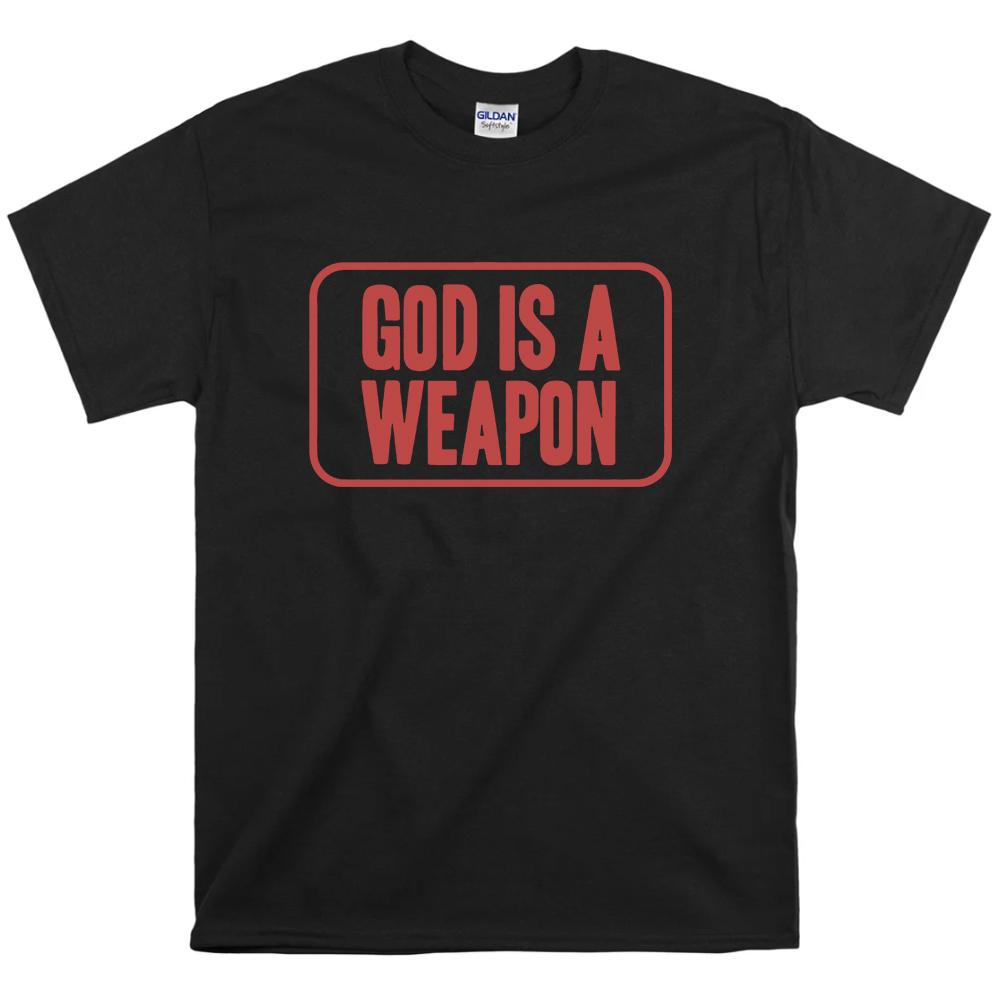 

God Is A Weapon Tee Falling In Reverse Rock Band T-shirt Cotton Summer Short Sleeve Unisex Streetwear Hip Hop Grunge Men T Sh... S разноцветный