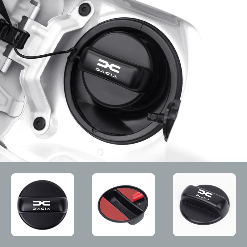 Car Zinc Alloy Fuel Tank Cap Dustproof Petrol Cover Stickers For Dacia Duster Logan Sandero Lodgy Dokker Stepway Mcv 2 Solenza
