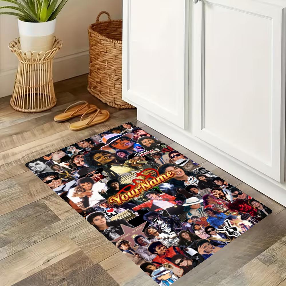Michael Jackson Customize Your Name Kitchen Rug Runner Rug Laundry Mat Hallway Entryway The Best Gift Choice