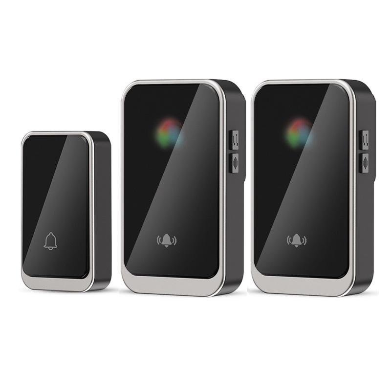 Wireless Doorbell with Adjustable Volume & Easy Plug-and-Play Smart Pairing for Elderly