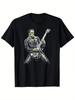 Frankenstein Playing Guitar Player Rock Music Guitarist T-Shirt
