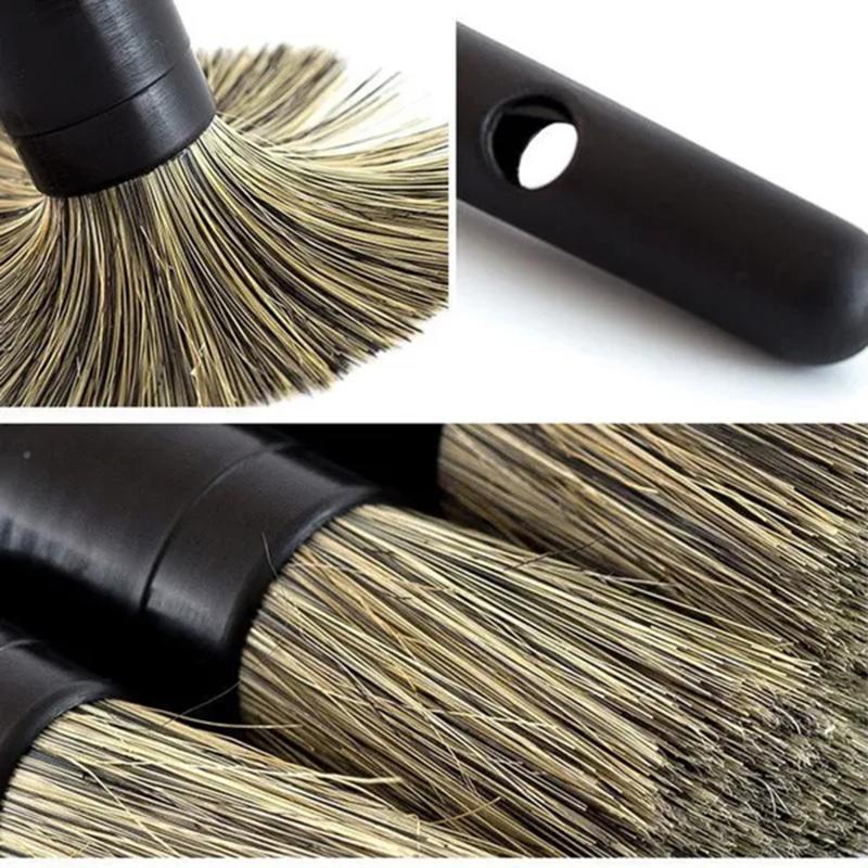 3PCS Car Detailing Brush Super Soft Auto Interior Detail Brush with Synthetic Bristles Car Dash Duster Brush Accessories