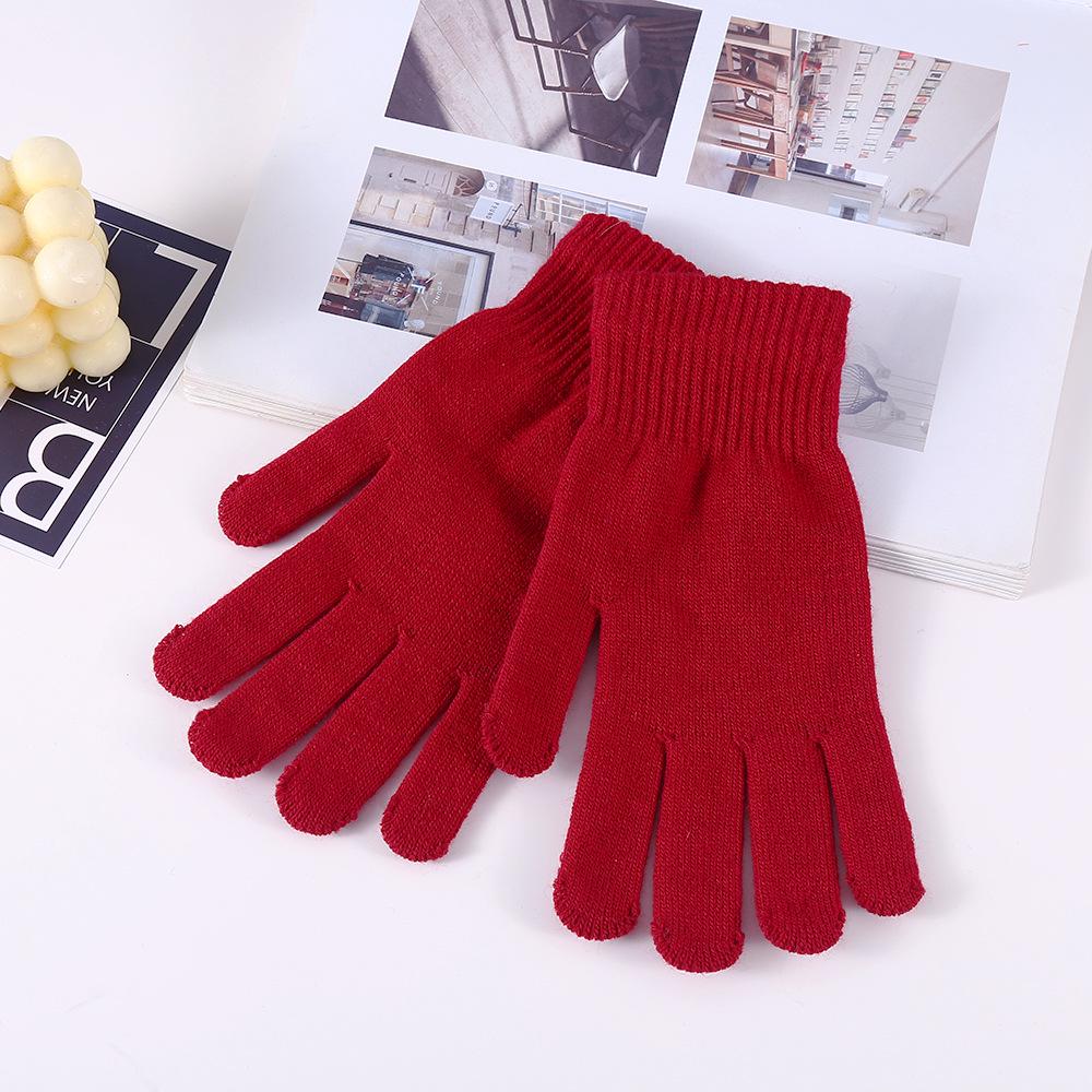 Warm Knit Touchscreen Gloves for Men, Women & Students - Versatile Cold Protection for Cycling & Everyday Use
