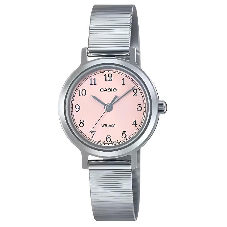 CASIO STANDARD Quartz Movement Stainless Steel Strap Watch Women s Watch Pink Watch Dial LTP-B170D-4BV Pink Watch Dial