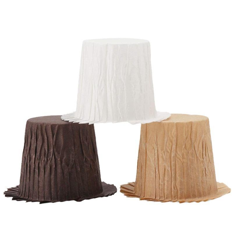 Top Hat Cupcake Flanged Muffin Cup Muffin Cake Paper Holder Curled Muffin Cup Top Hat Paper Holder Pack Of 30