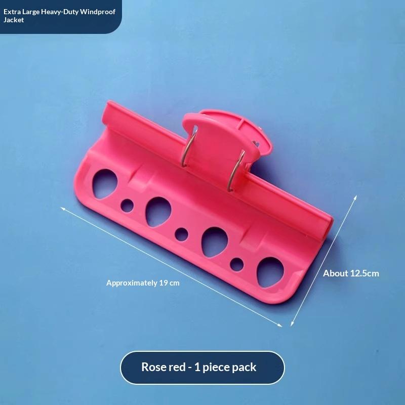 1Pc Plastic Windproof Clamp Clothesline Pole Quilt Drying Clip Outdoor Clothes Hanger Fixed Clamp