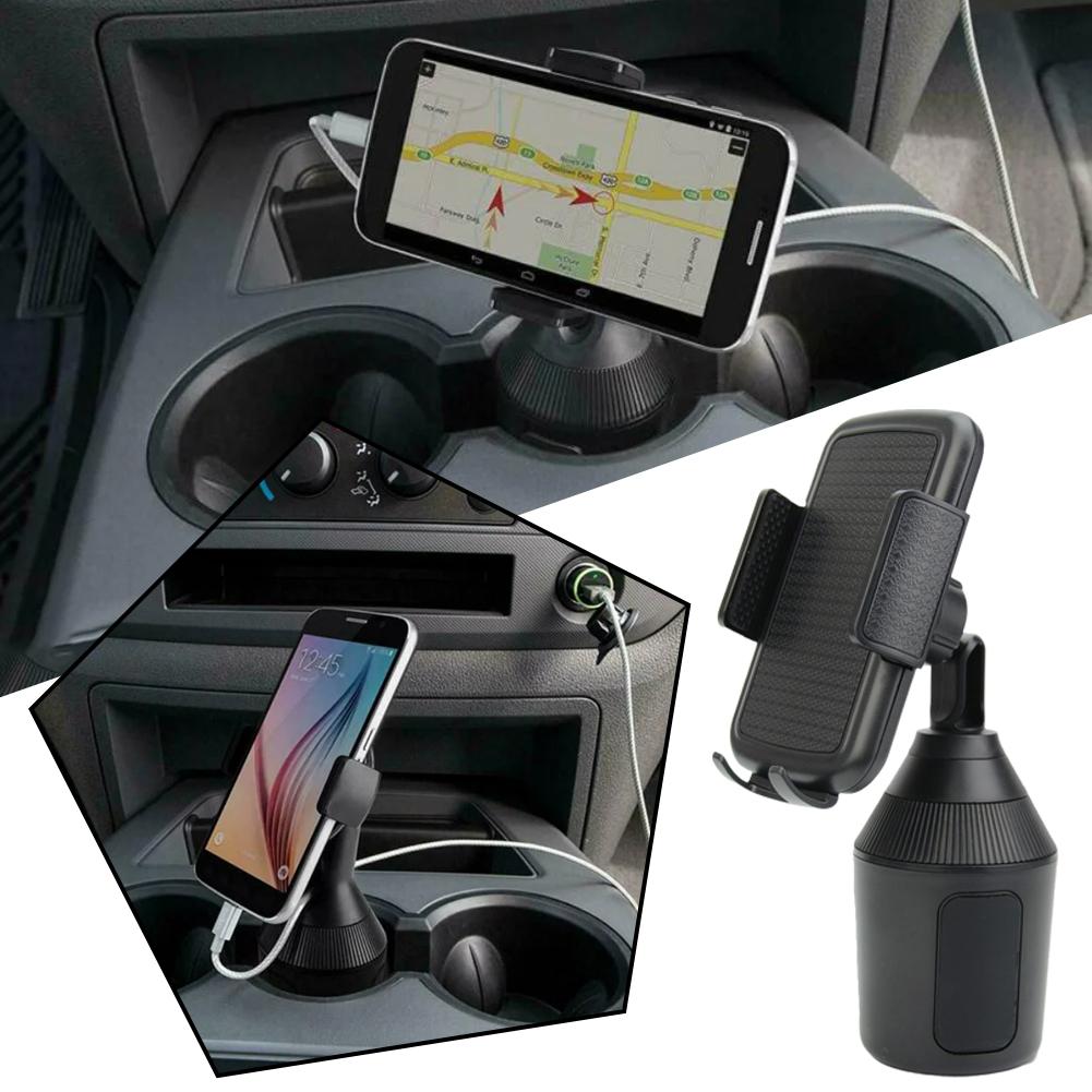 1PCS Car Cup Holder 360° Adjustable Phone Holder Universal Car Cellphone Mount Bracket Stand Cradle For Cell Phone Smartphone