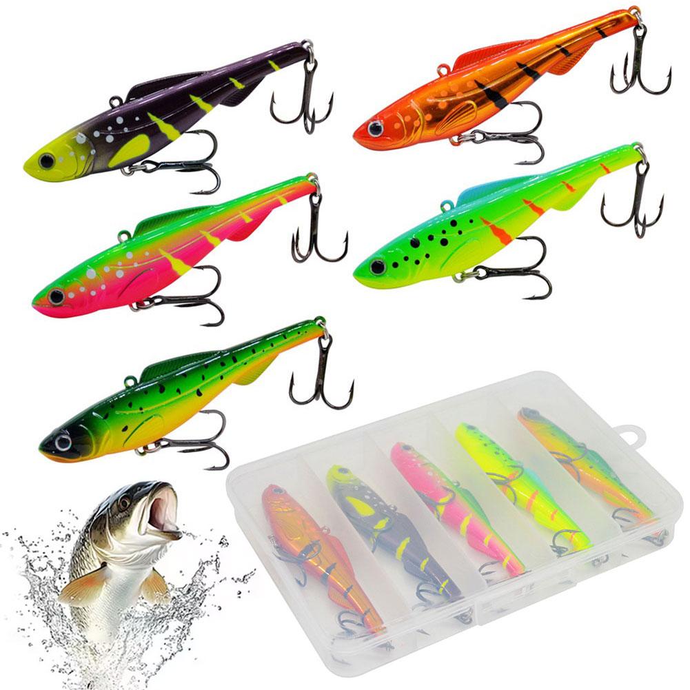 

5pcs Artificial Bait 9cm/26g Crankbait with Treble Hooks Swimbait Fishing Bait for Bass Pike Perch China Mainland