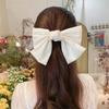 Black Big Bow Headband Hairpin Women'S  Clip Hair Accessories Autumn Hairpin