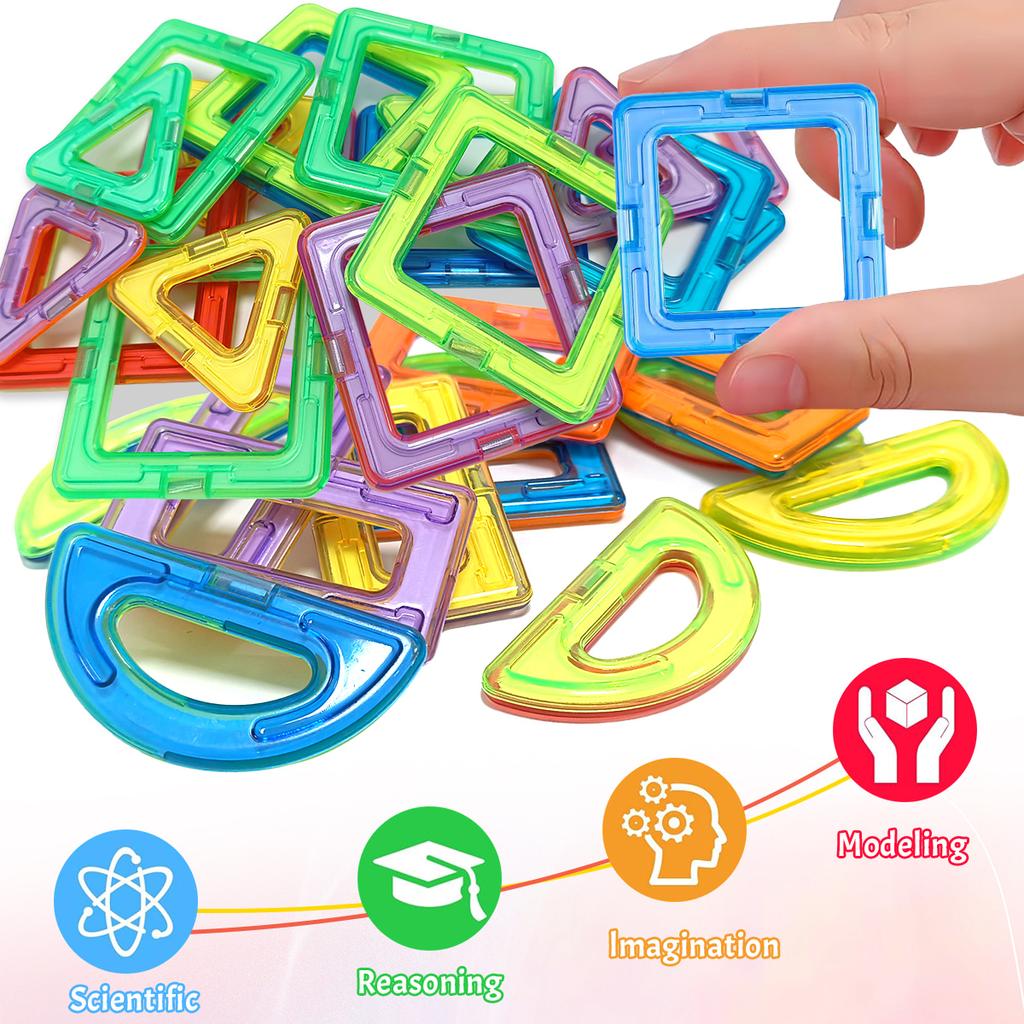 Magnetspielzeug Große Größe DIY Magnetische Bausteine Konstruktionsspielzeug Für Kinder Bausteine STEM Spielzeug Lernspielzeug